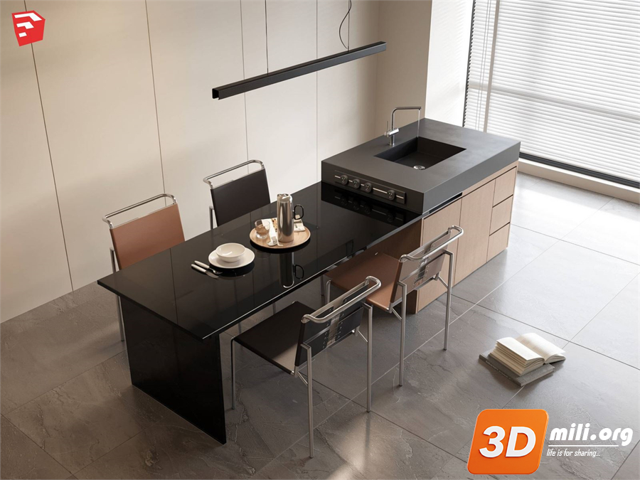 Kitchen island Skp Files